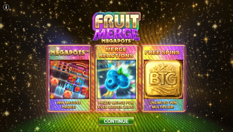 Fruit Merge Megapots - bonuspeli Megapot Coinilla